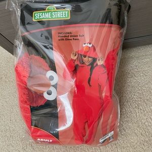 Sesame Street Elmo Adult Onesie Costume